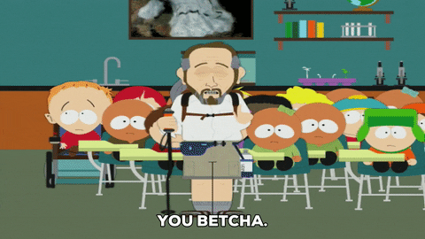 You Betcha Kyle Broflovski Walking Out Class GIF