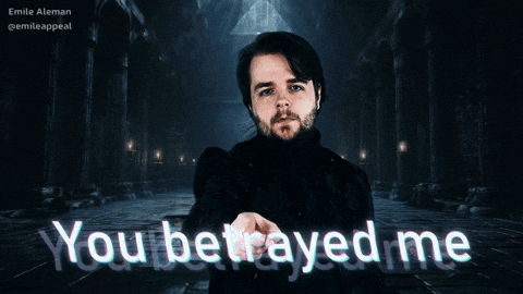 You Betrayal Betrayed Me GIF
