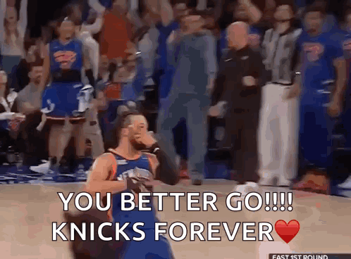 You Better Go Jalen Brunson Knicks Forever GIF
