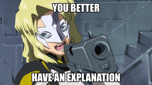 You Better Have An Explanation Rau Le Creuset GIF