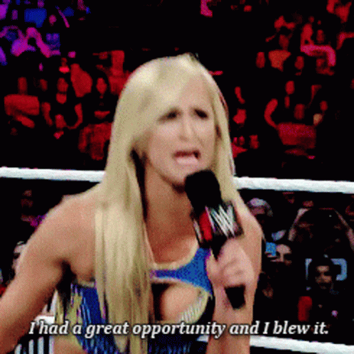 I Had A Great Opportunity You Blew It GIF