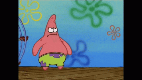 You Broke My Heart Patrick Meme GIF