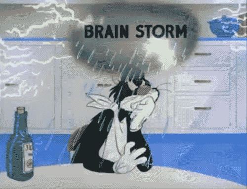 You Call This A Brain Storm Butch Cat GIF