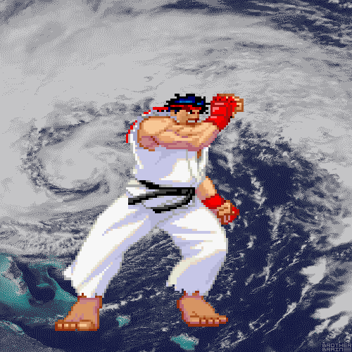 You Call This A Storm Street Fighter Ryu GIF