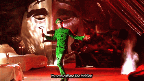 You Can Call Me The Riddler GIF