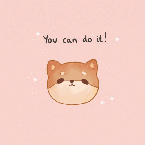 You Can Do It Cute Dog GIF