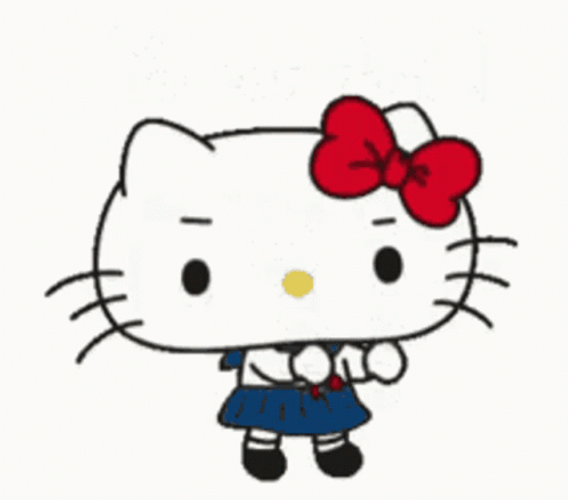 You Can Do It Hello Kitty Cheer GIF