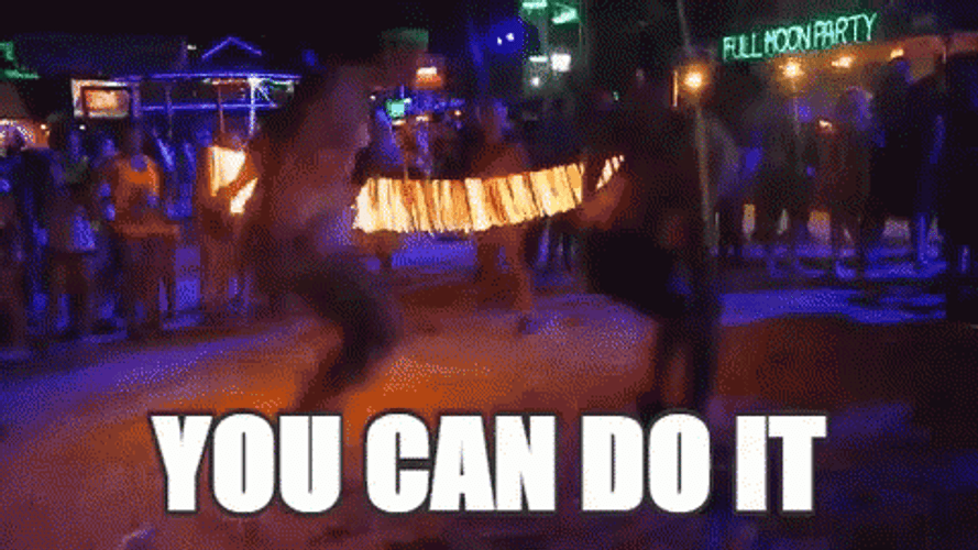 You Can Do It Jump Rope Party GIF