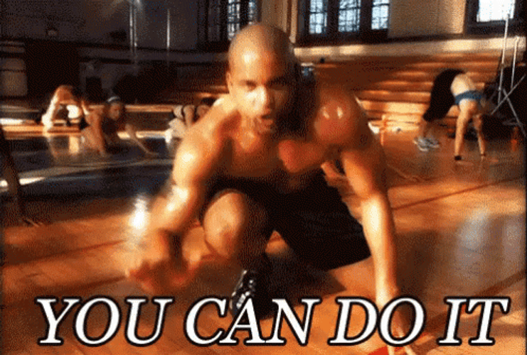 You Can Do It Shaun T Motivation GIF