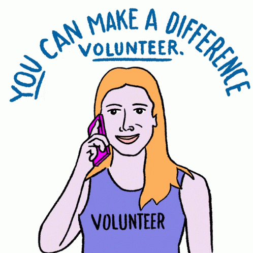 You Can Make A Difference Volunteer GIF