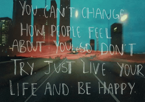 You Can't Change How People Feel Sign