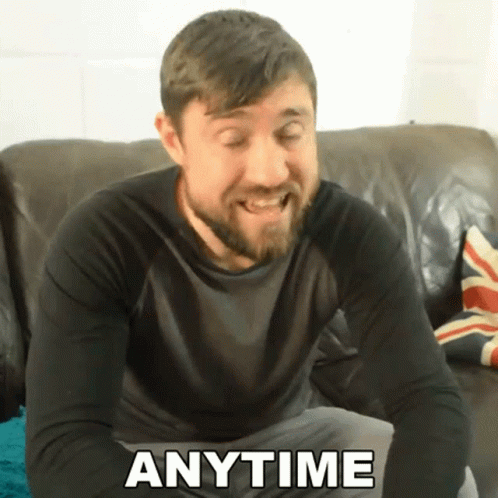 You Can Talk To Me Anytime You Want GIF