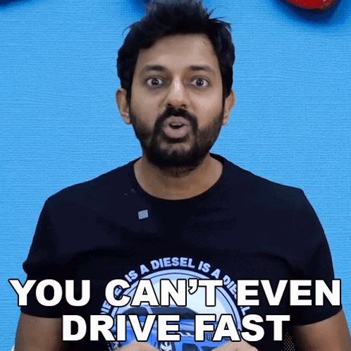 You Cant Even Drive Fast Faisal Khan GIF