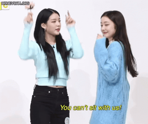 You Cant Sit With Us 498 X 418 Gif GIF