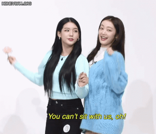 You Cant Sit With Us Don't Get You GIF