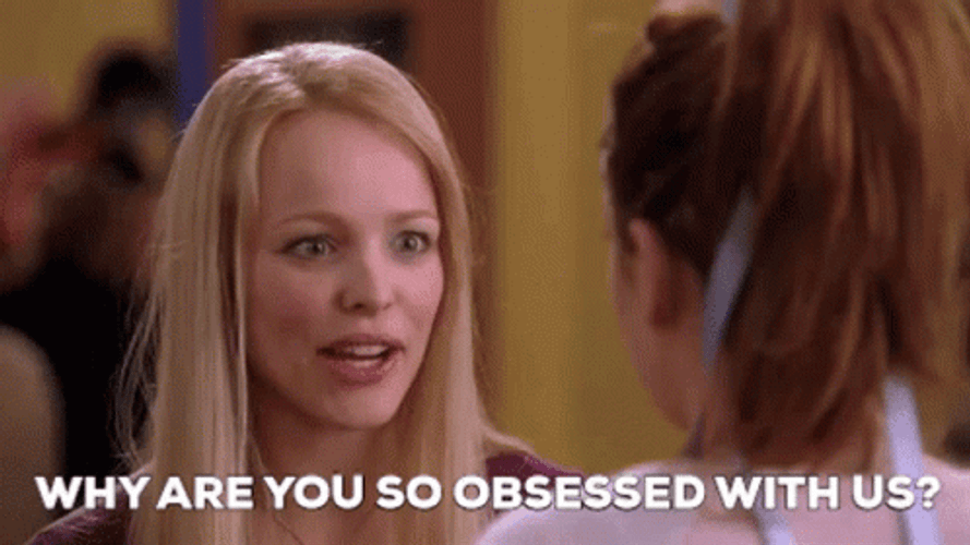 You Cant Sit With Us Rachel McAdams GIF