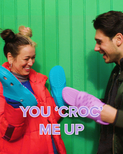 You Croc Me Up Crocs Five GIF