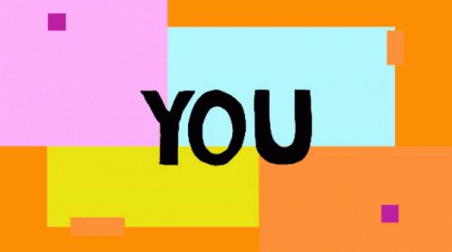 You Da Best Creative Colorful Banner GIF