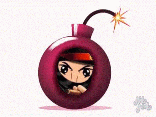 You Da Bomb White Text GIF