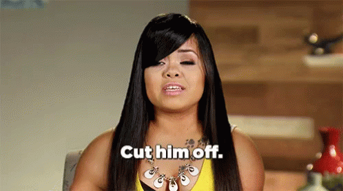 You Didn't Have To Cut Me Off Little Woman GIF