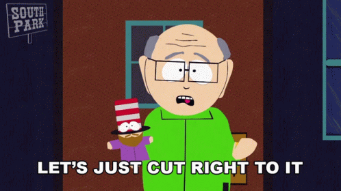 You Didn't Have To Cut Me Off Mr Garrison GIF