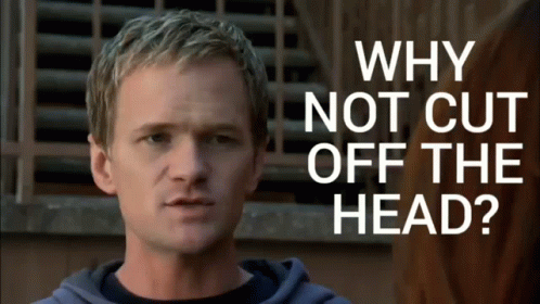 You Didn't Have To Cut Me Off Neil Harris GIF