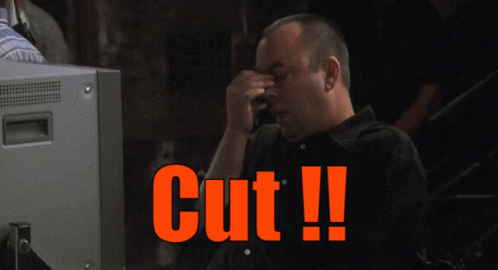 You Didn't Have To Cut Me Off Stressed Director GIF