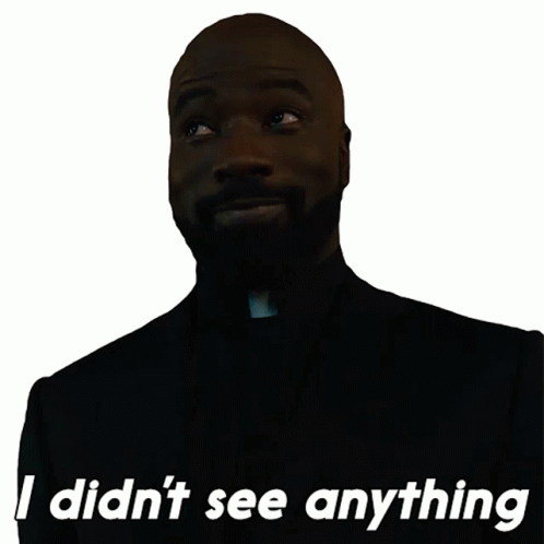 You Didn't See Anything Black Guy GIF