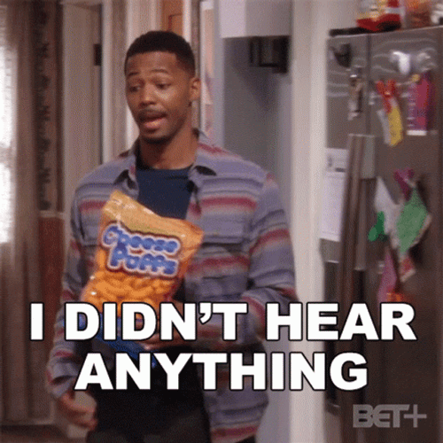 You Didn't See Anything GIF