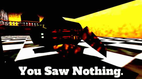 You Didn't See Anything Five Nights At Angies Minecraft GIF