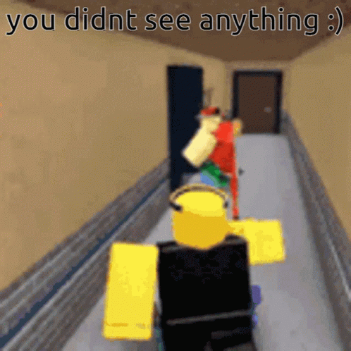 You Didn't See Anything Roblox Avatar GIF