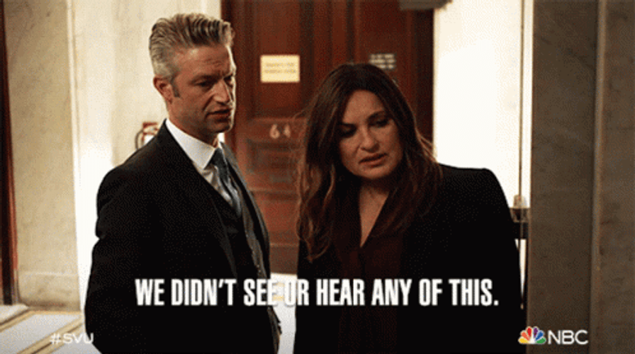 You Didn't See Anything GIF