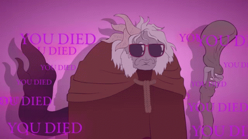 You Died Elden Ring Fan Made Margit GIF