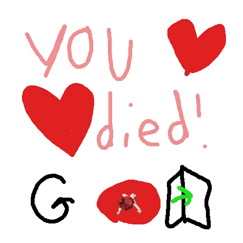 You Died God Drawing