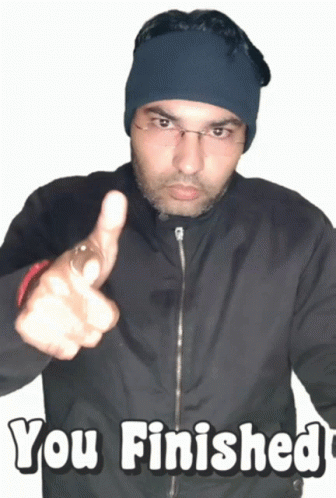 You Finished Kapil Balhara Sign Language GIF