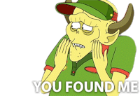 You Found Me Bazarack Sticker GIF