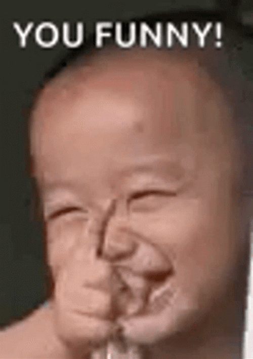 You Funny Laughing Baby Pointing GIF