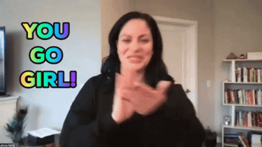 You Go Girl Jenn Scalia Clapping GIF