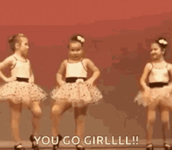You Go Girl Little Kid GIF