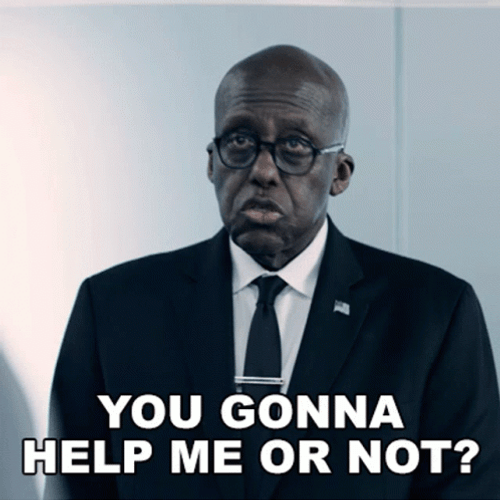 You Gonna Help Me Or Not? GIF