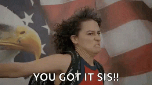 You Got It Sis Salute GIF