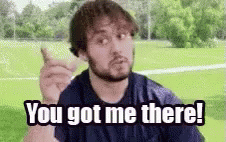 Cocky Guy Pointing You Got Me GIF