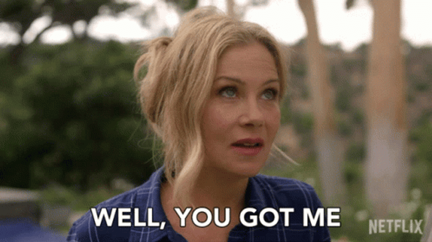 You Got Me Christina Applegate GIF