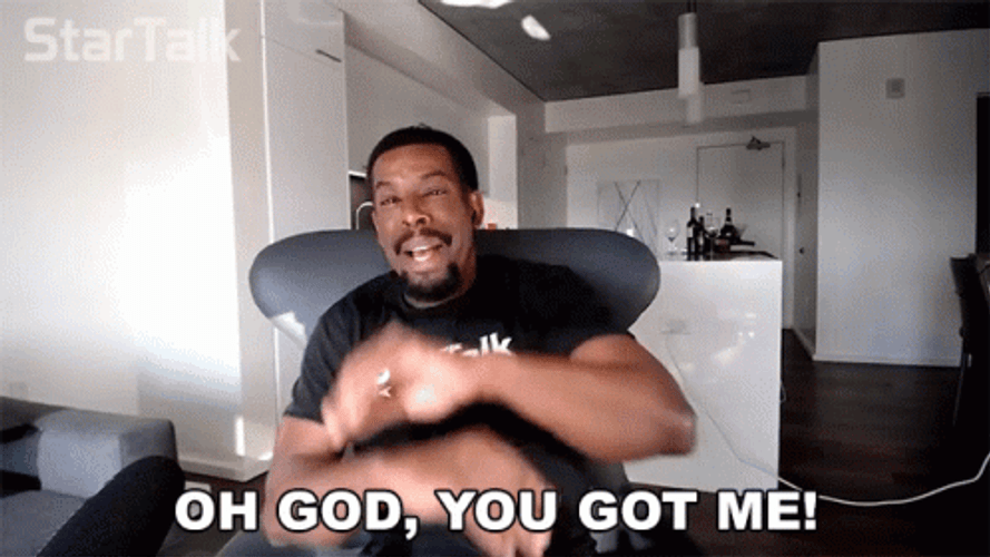 You Got Me Chuck Nice Laughing GIF