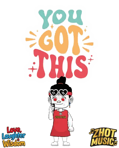 You Got This Cartoon Girl Poster