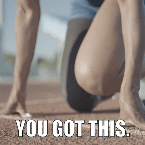 You Got This Running Athlete GIF