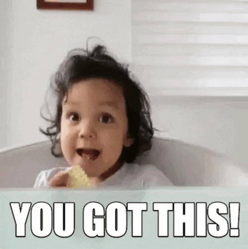 You Got This Toddler Thumbs Up GIF