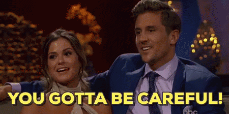 You Gotta Be Careful Says Girl Interviewee GIF