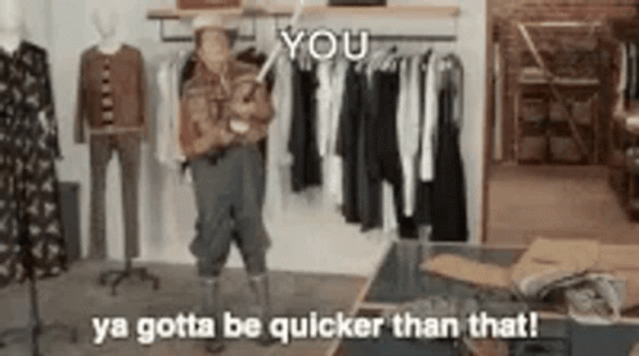 You Gotta Be Quicker Than That Geico Advertisement GIF