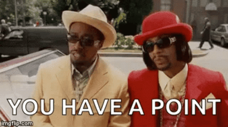 You Have A Point Pimp GIF